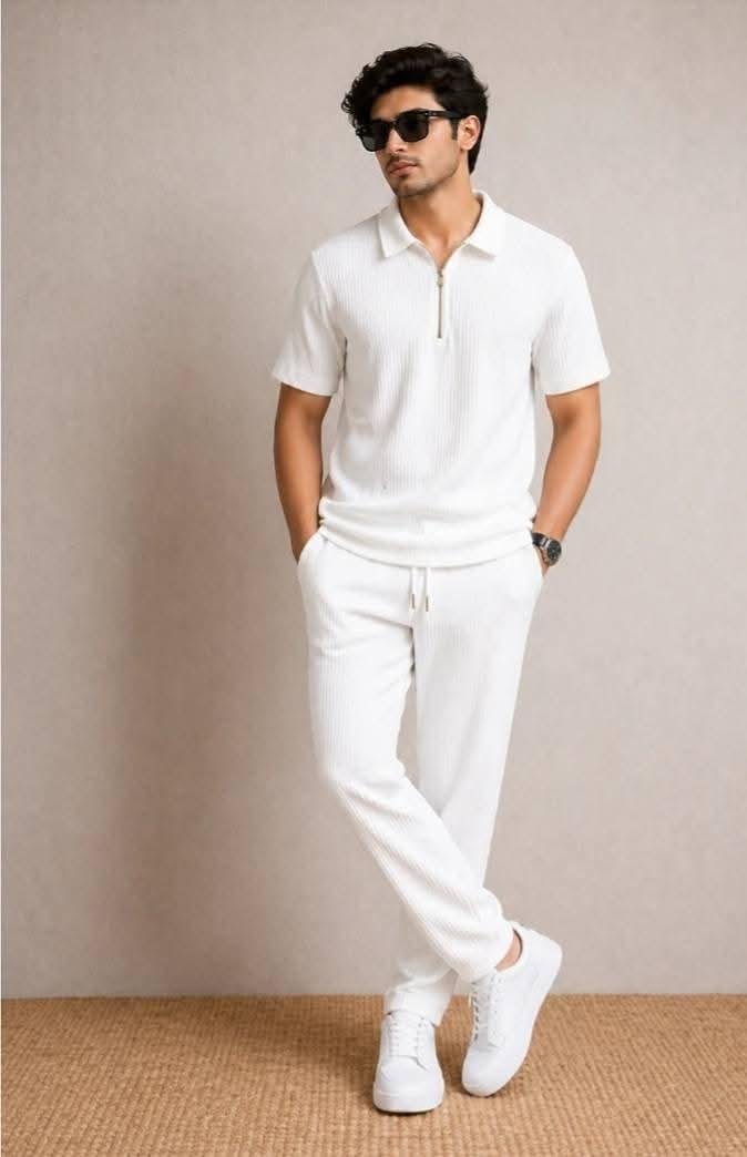 Zipper White Set
