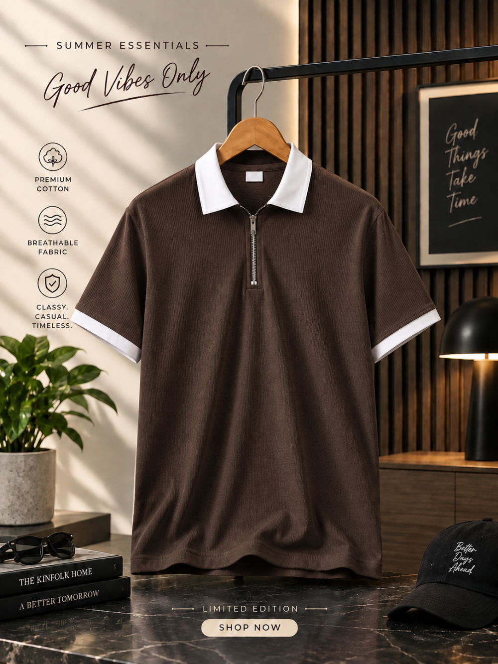 Zipper 1piec(Coffee)