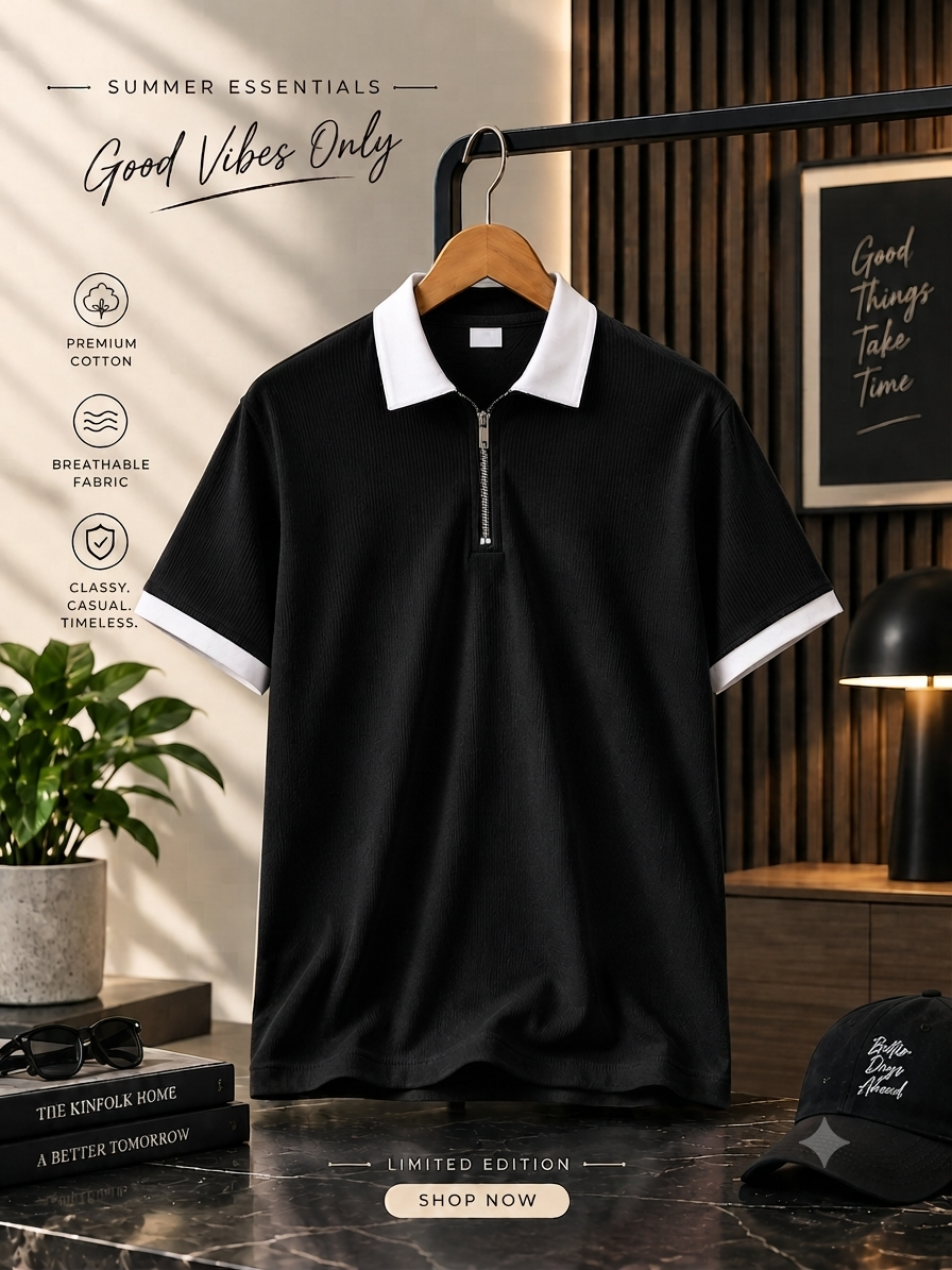 Zipper 1piec(Black)