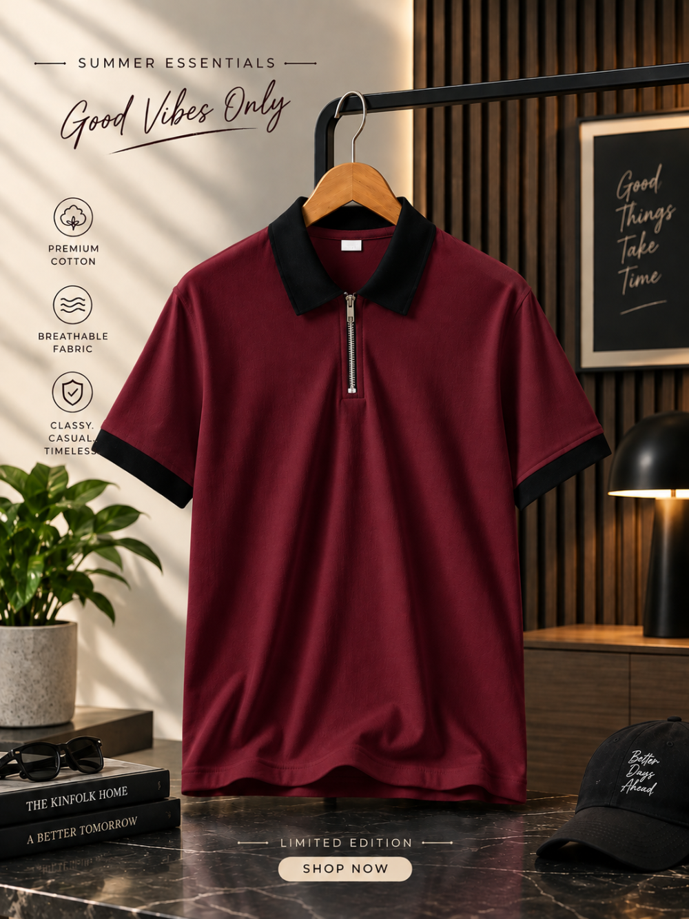 Zipper 1piec(Marron)